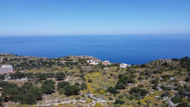 Kefalas Kreta, Kefalas Chania: Großes Grundstück mit unverbautem Meer- und Bergblick zu verkaufen Grundstück kaufen